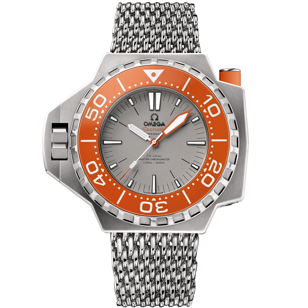 Omega Seamaster Ploprof 1200M 55 x 48 mm, titanium on titanium