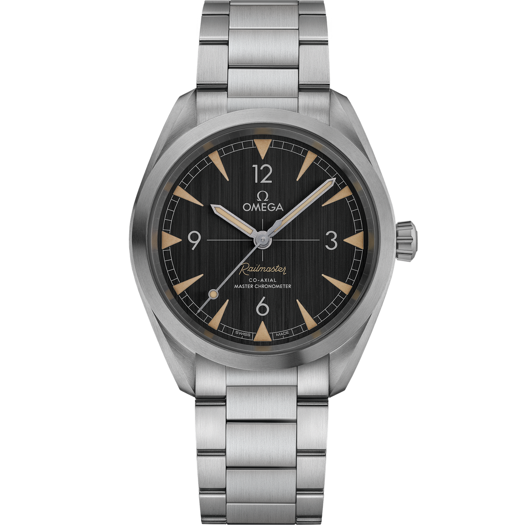 Omega Seamaster Railmaster 40 mm, steel on steel