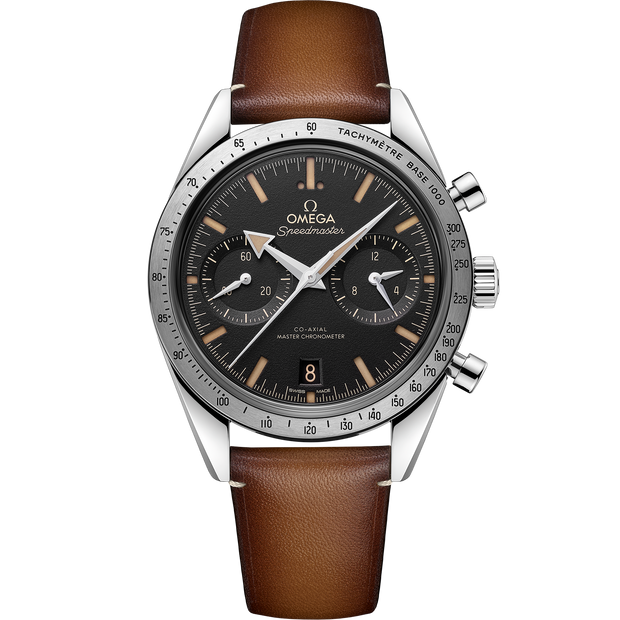 Omega Speedmaster Speedmaster '57 40.5 mm, steel on leather strap