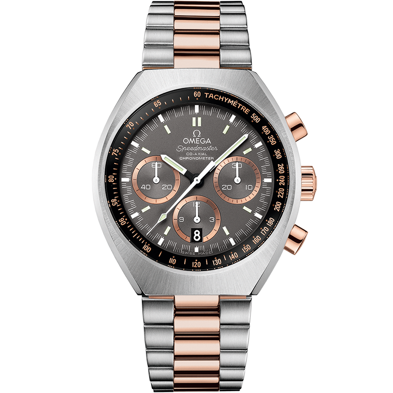 Omega Speedmaster Mark II 42.4 x 46.2 mm, steel - Sedna™ gold on steel - Sedna™ gold