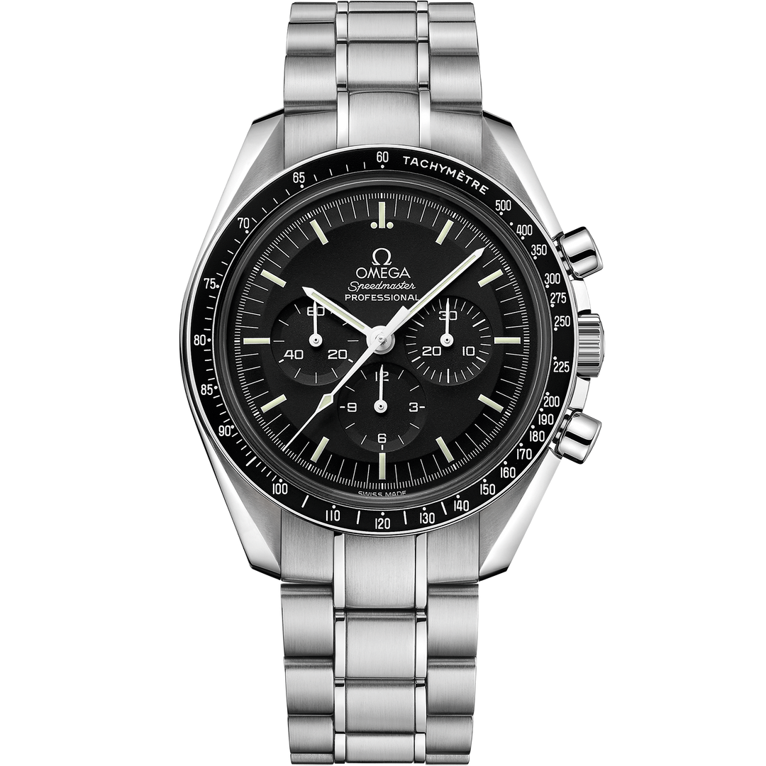 Omega Speedmaster Moonwatch Professional 42 mm, steel on steel