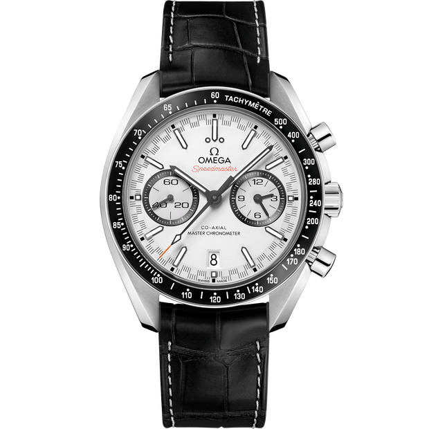 Omega Speedmaster Racing 44.25 mm, steel on leather strap