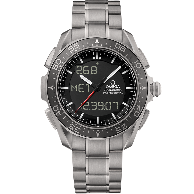 Omega Speedmaster Skywalker X-33 45 mm, titanium on titanium