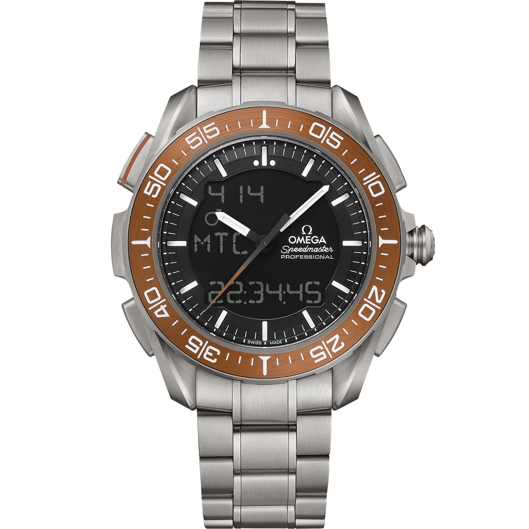 Omega Speedmaster X-33 Marstimer 45 mm, titanium on titanium