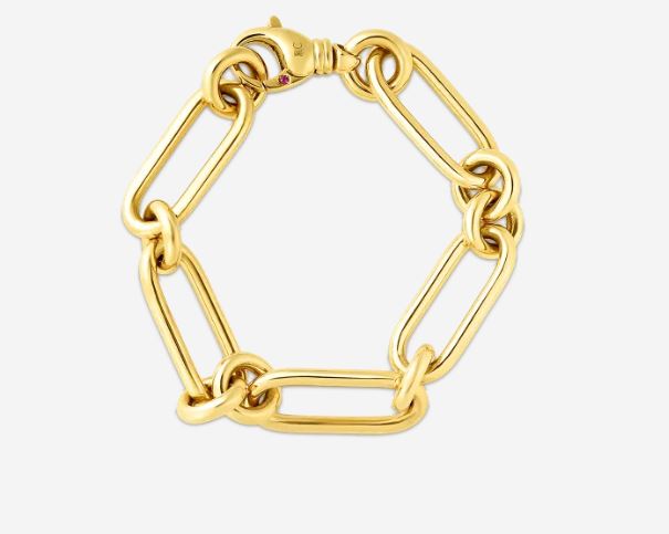 ROBERTO COIN ORO LINK BRACELET