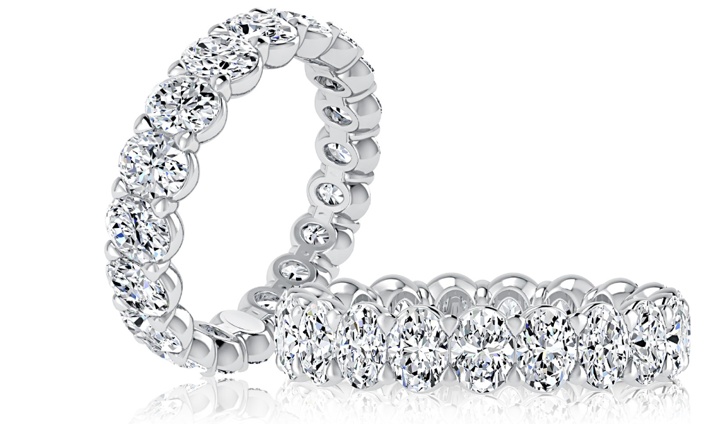 Oval Eternity Diamond Band