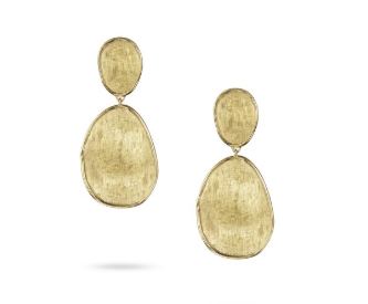 Lunaria Gold Small Double Drop Earrings