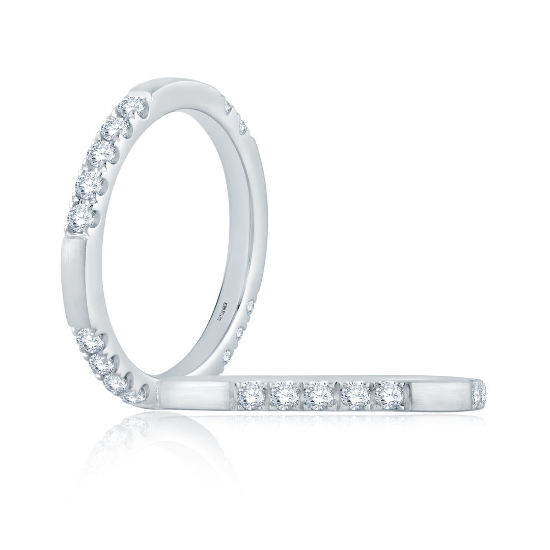 Segmented Diamond Band Ring